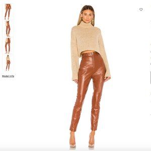 NWT Lovers + Friends Georgie Faux Leather Pant (M)